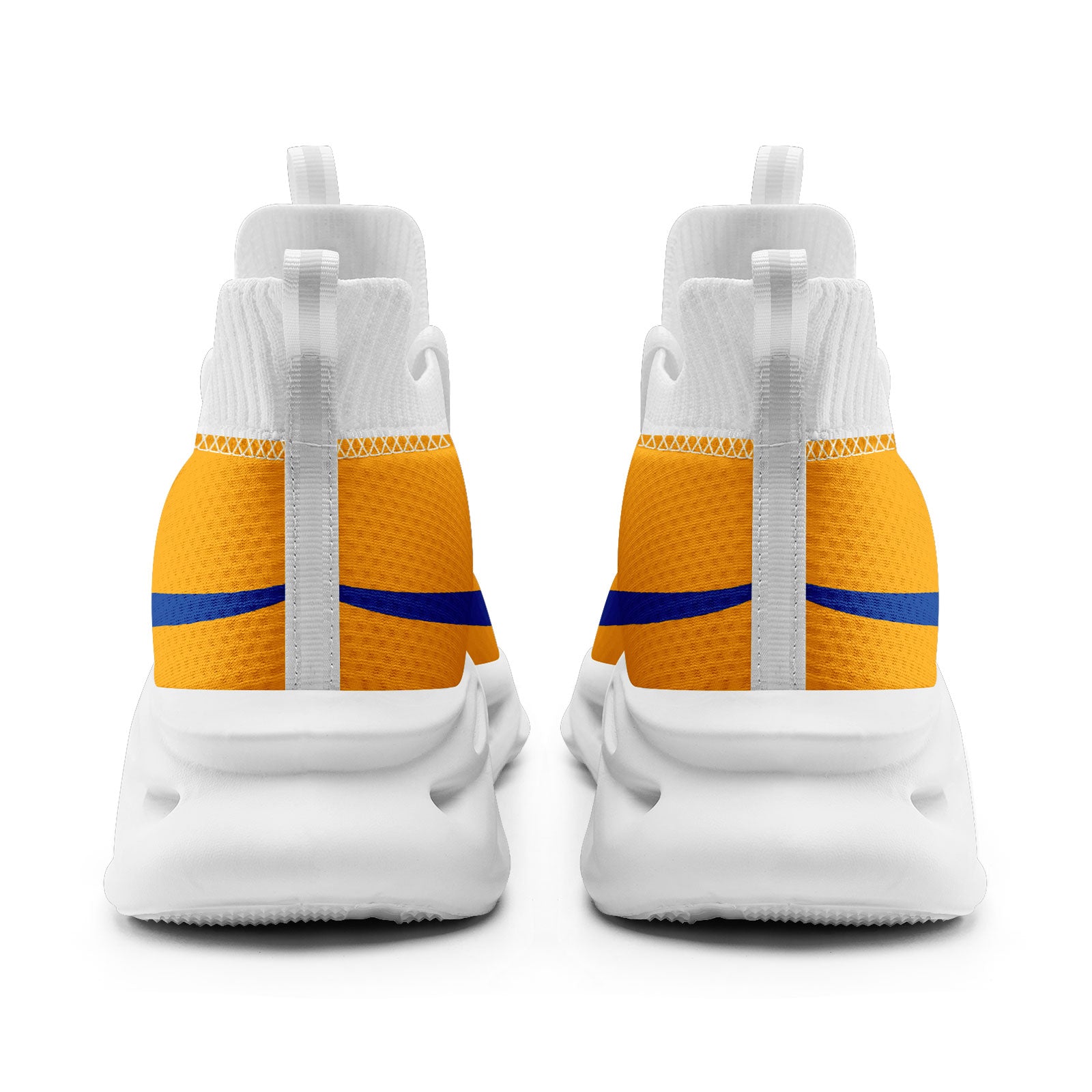 Custom Yellow Los Angeles Football Jersey and Sports Shoes Combo Offer Personalized Combo ZH-D025008-14