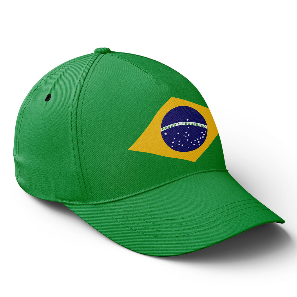 Personalized 2026 Brazil Soccer Fan Hat - Add Your Name & Design Custom 2026 Football Tournament Hat YW061-F027074-1
