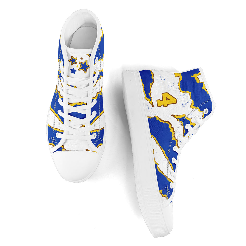 Custom Uruguay 2026 World Cup Sneakers DIY Country Flag Running Shoes Lightweight Sport Shoes Gift for Football Fans Personalized Team Name and Logo FN024-F009125-4