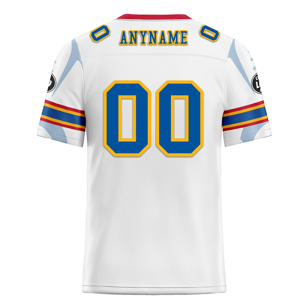 Custom White Pittsburgh Football Jersey and Sports Shoes Combo Offer Personalized Combo ZH-D025008-31