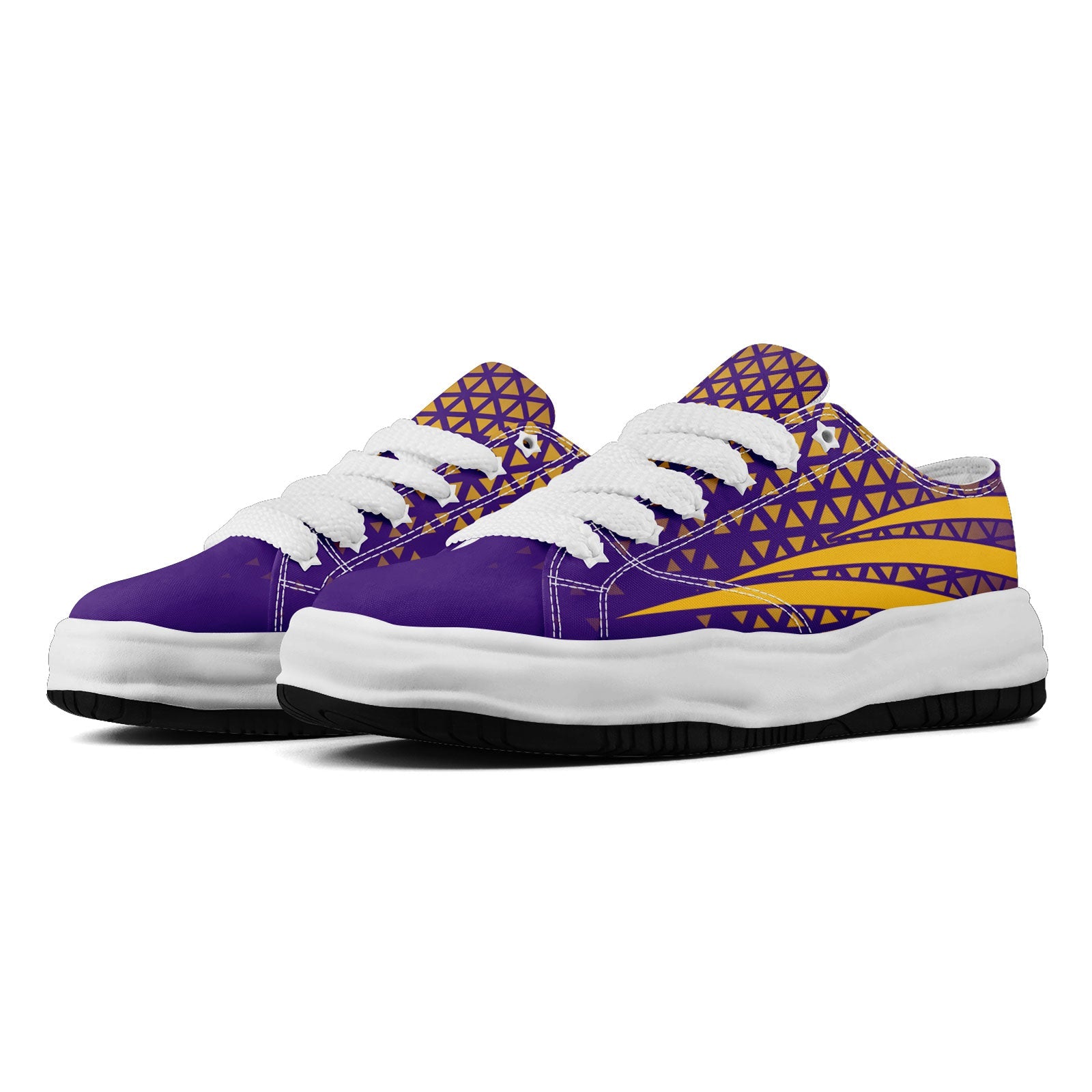 Custom Purple White Minnesota Shoes Personalized Sneaker FN038-D023003-17 Custom Online