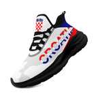 Custom Croatia 2026 World Cup Sneakers DIY Country Flag Running Shoes Lightweight Sport Shoes Gift for Football Fans Personalized Team Name and Logo FN079-F009105-1