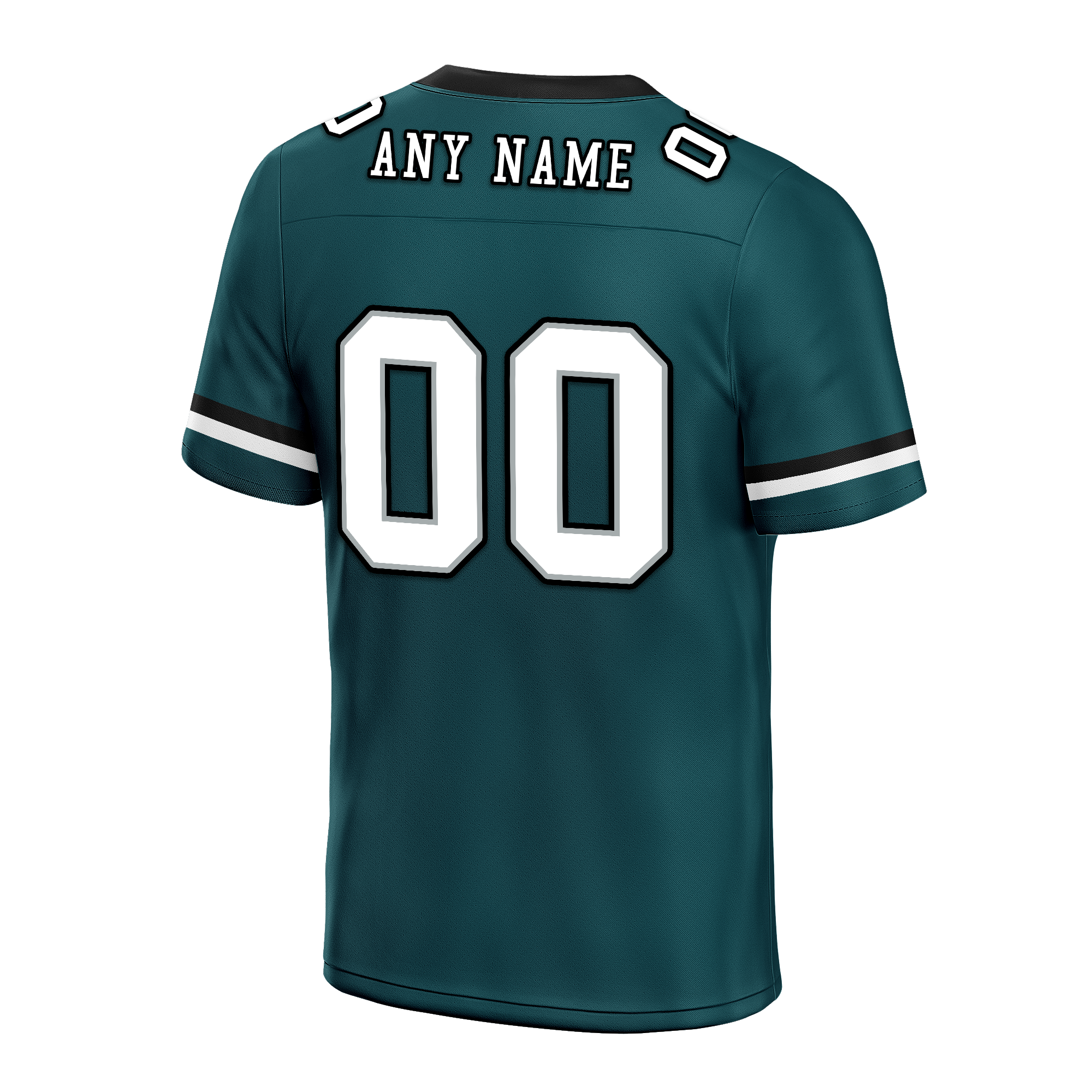 Custom Cyan Classic Style Personalized Authentic Football Jersey FBJ02-bd0a70ab