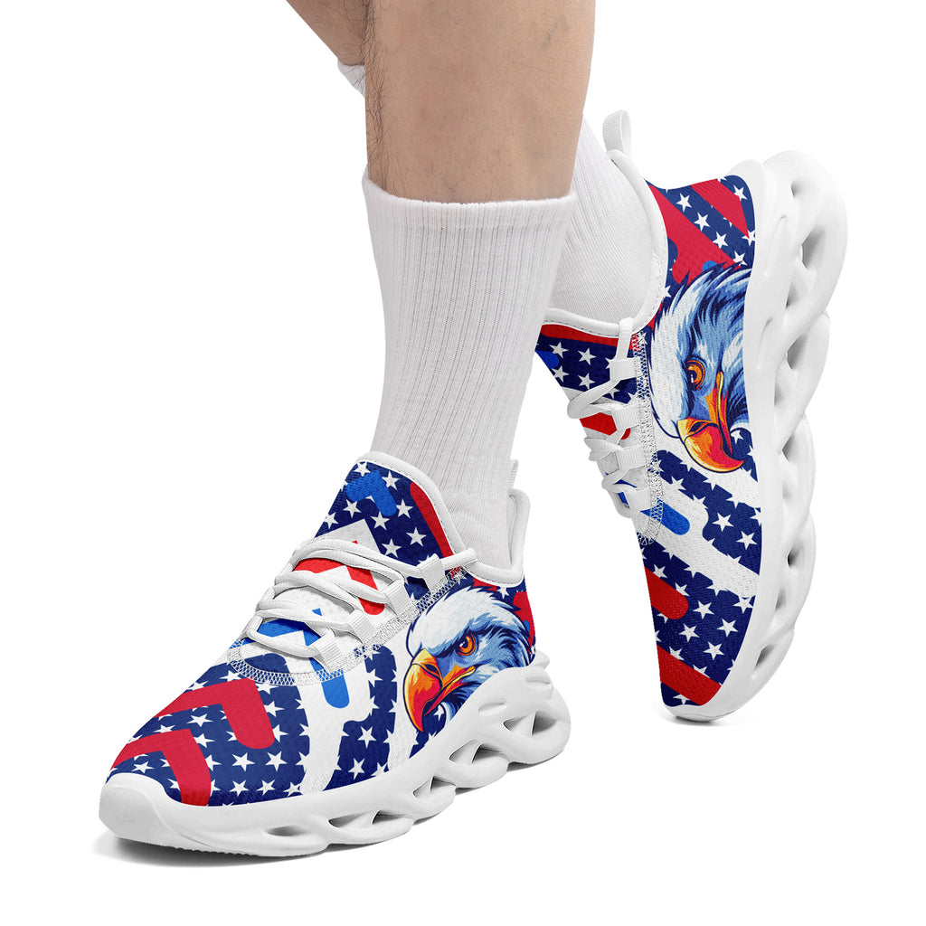 Custom United States 2026 World Cup Sneakers DIY Country Flag Running Shoes Lightweight Sport Shoes Gift for Football Fans Personalized Team Name and Logo FN003-F018032-3