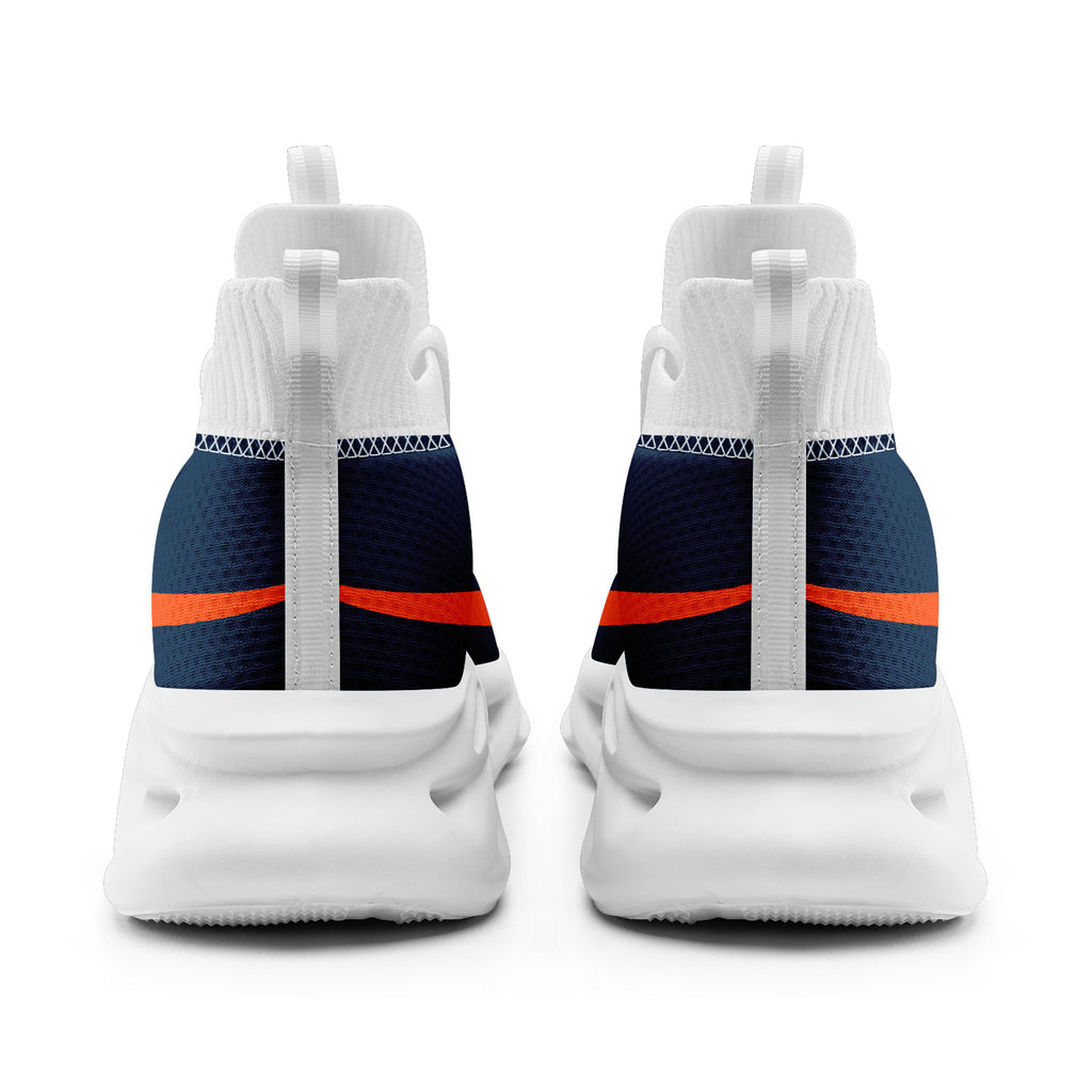 Custom Blue Denver Football Jersey and Sports Shoes Combo Offer Personalized Combo ZH-D025008-12