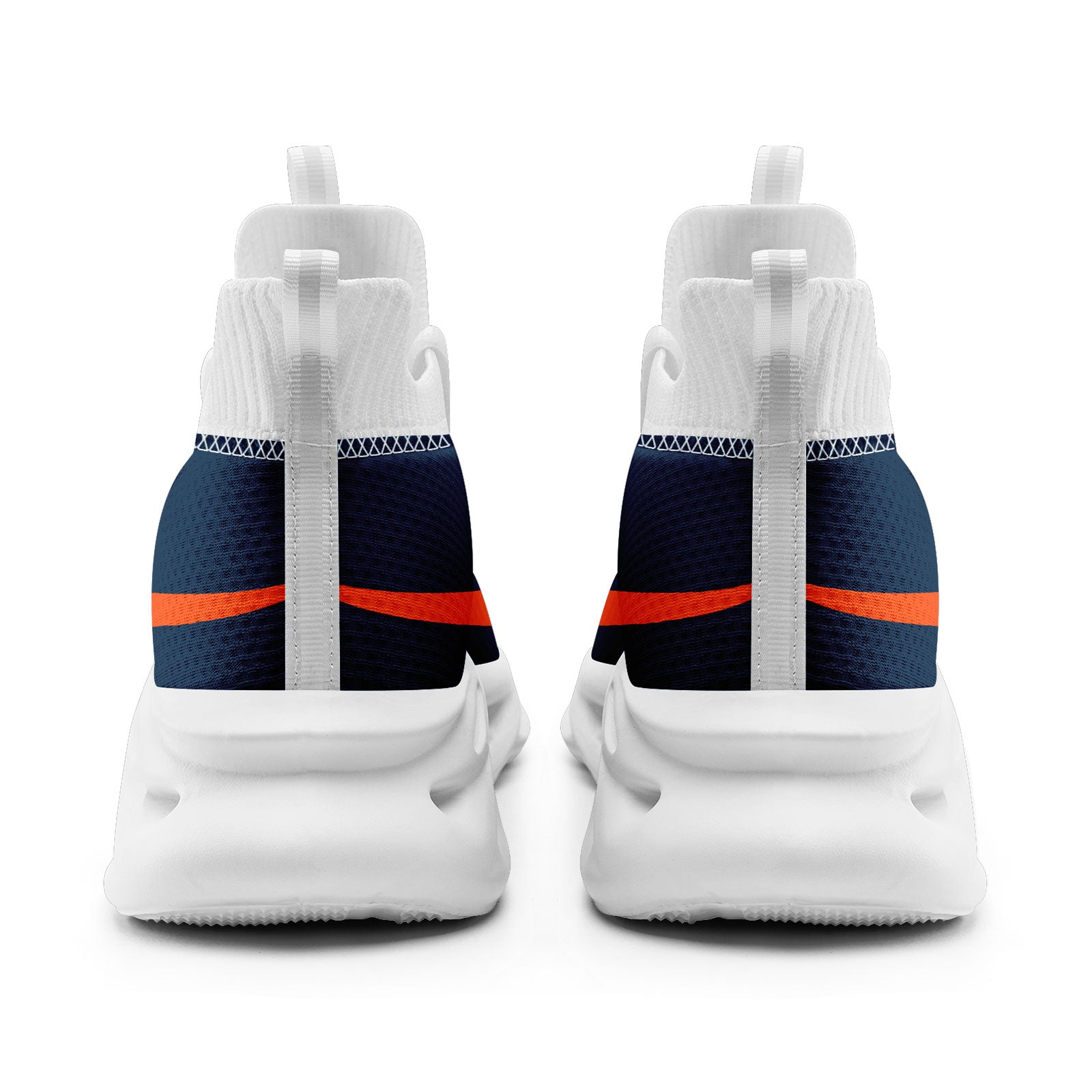 Custom Blue Denver Football Jersey and Sports Shoes Combo Offer Personalized Combo ZH-D025008-12