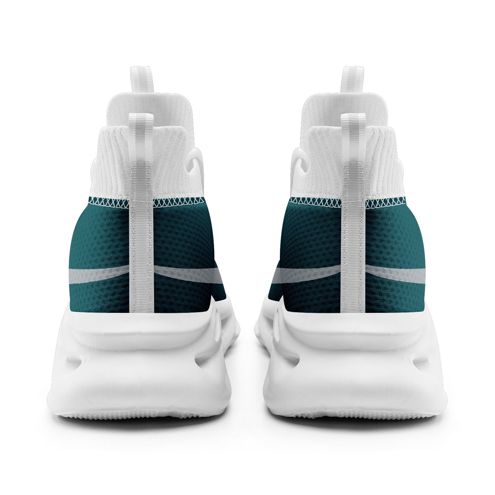 Custom Green Philadelphia Football Jersey and Sports Shoes Combo Offer Personalized Combo ZH-D025008-21