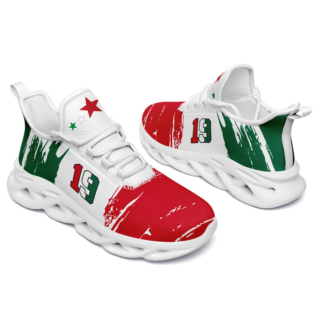 Custom 2026 World Cup Mexico Sneakers DIY Country Flag Running Shoes Lightweight Sport Shoes Gift for Football Fans Personalized Team Name and Logo FN003-F023078-1