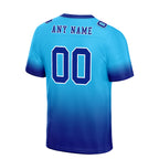 Custom Dark Blue Fade Fashion Personalized Authentic Football Jersey FBJ02-D06100