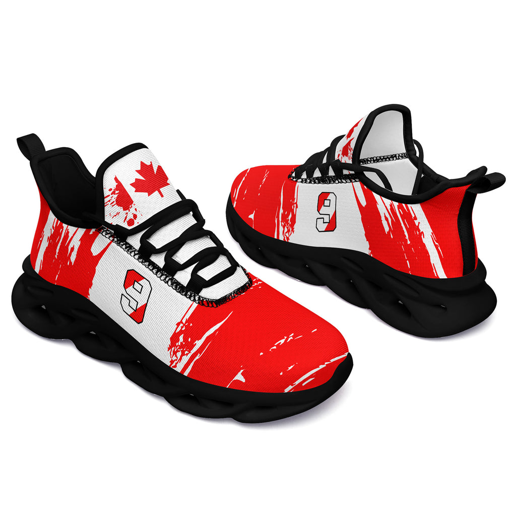 Custom 2026 World Cup Canada Sneakers DIY Country Flag Running Shoes Lightweight Sport Shoes Gift for Football Fans Personalized Team Name and Logo FN003-F023079-7