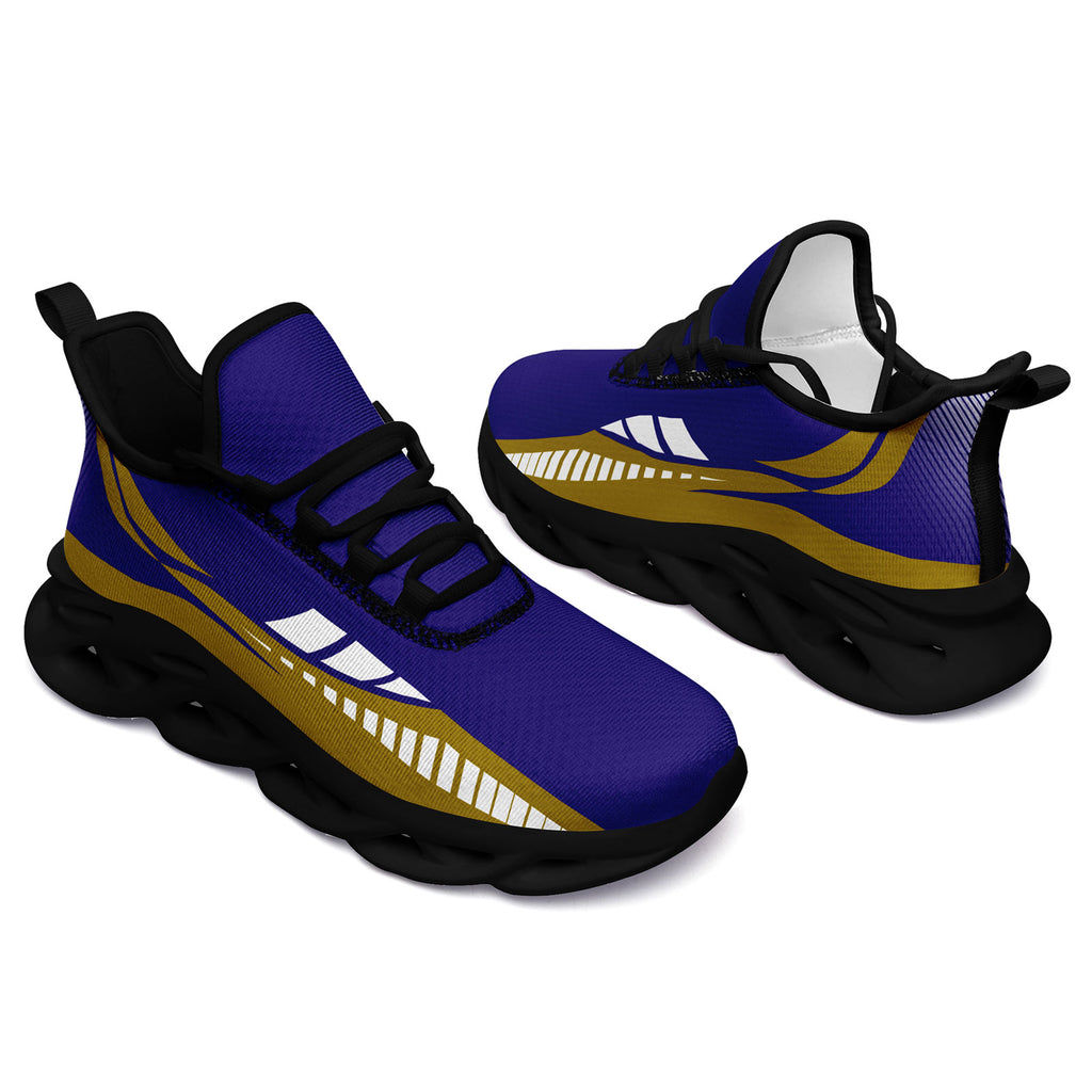 Custom Purple Yellow Baltimore Maxsoul Shoes Personalized Sneaker FN003-D020325-2