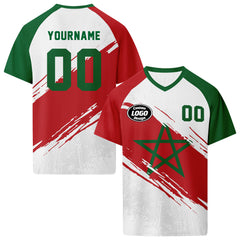 Custom Morocco 2026 World Cup Football Shirt Customized Soccer Jersey for Fans Add Your Name & Number FZ190-F009117-4