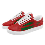 Custom Morocco 2026 World Cup Sneakers DIY Country Flag Running Shoes Lightweight Sport Shoes Gift for Football Fans Personalized Team Name and Logo FN023-F009097-2