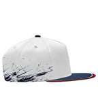 Custom White Blue New England Football Jersey and Hat Combo Offer Personalized Combo ZH-D020326-26