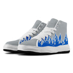 Custom Blue Gray Detroit Football Jersey and Firesoul Sports Shoes Combo Offer Personalized Combo ZH-D020273-11