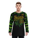 Custom Four-leaf clover Personalized Hockey Jersey HCKJ01-E0615-8