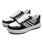 Custom Black Gray Las Vegas Shoes Personalized Sneaker FN032-D020389-20