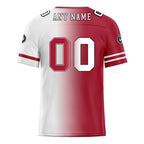Custom White Red New York Personalized Authentic Football Jersey FBJ02-D028017-11