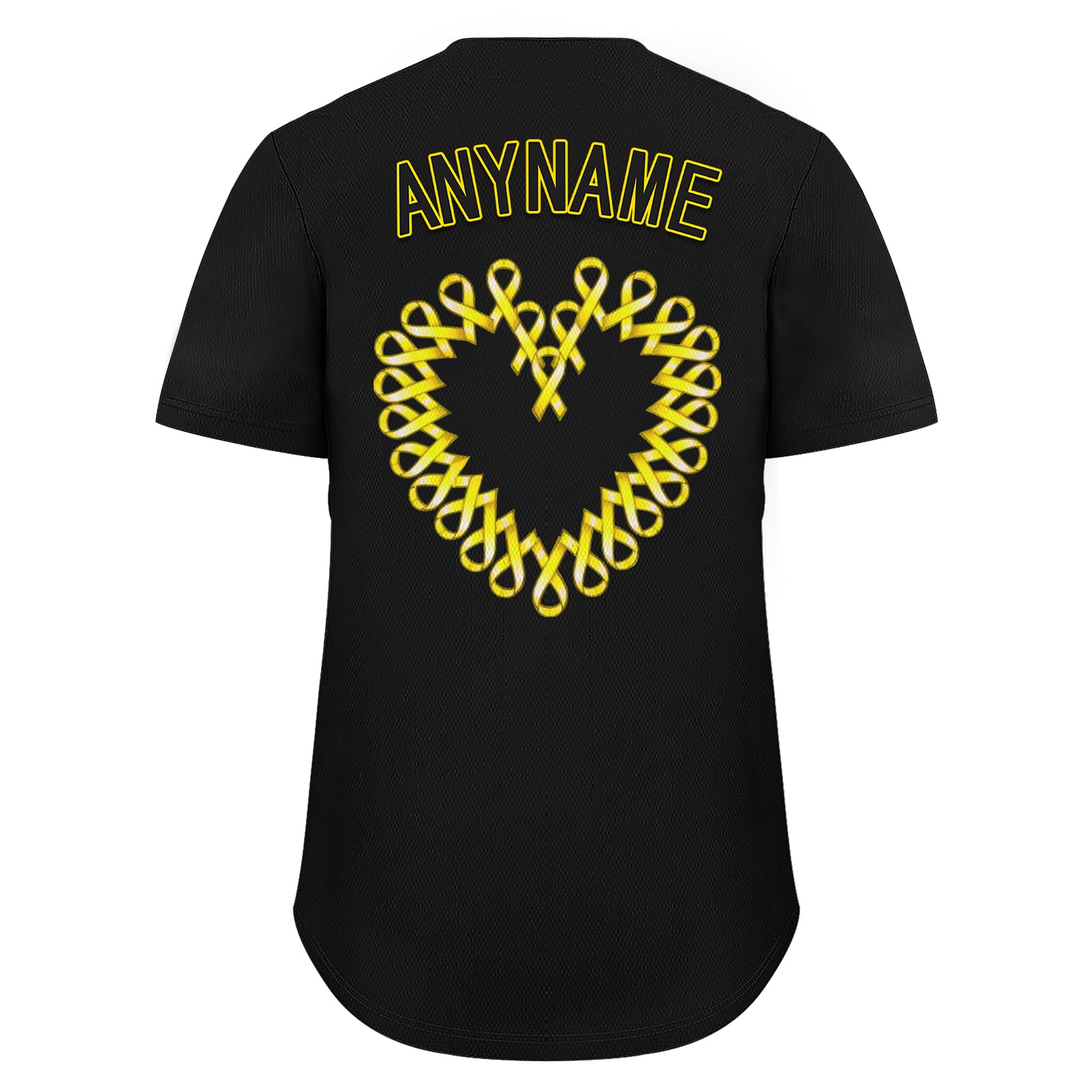 Custom Black World Cancer Day Personalized Authentic Baseball Jersey BSBJ01-E06020-9