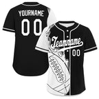 Custom Black White Classic Style Personalized Authentic Baseball Jersey UN002-D0b0a00-a9