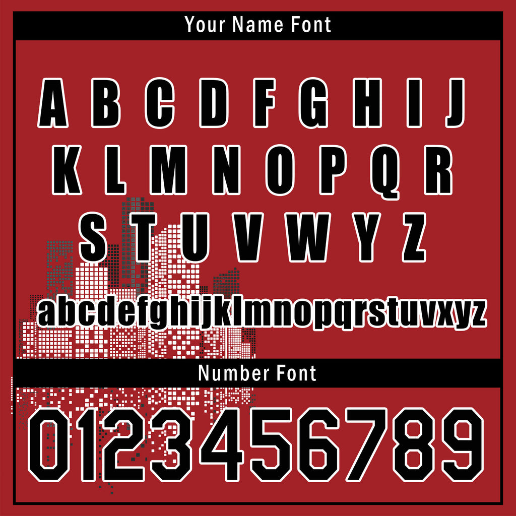 Custom Red Soccer Sets Jersey Personalized SCJ101-D28001