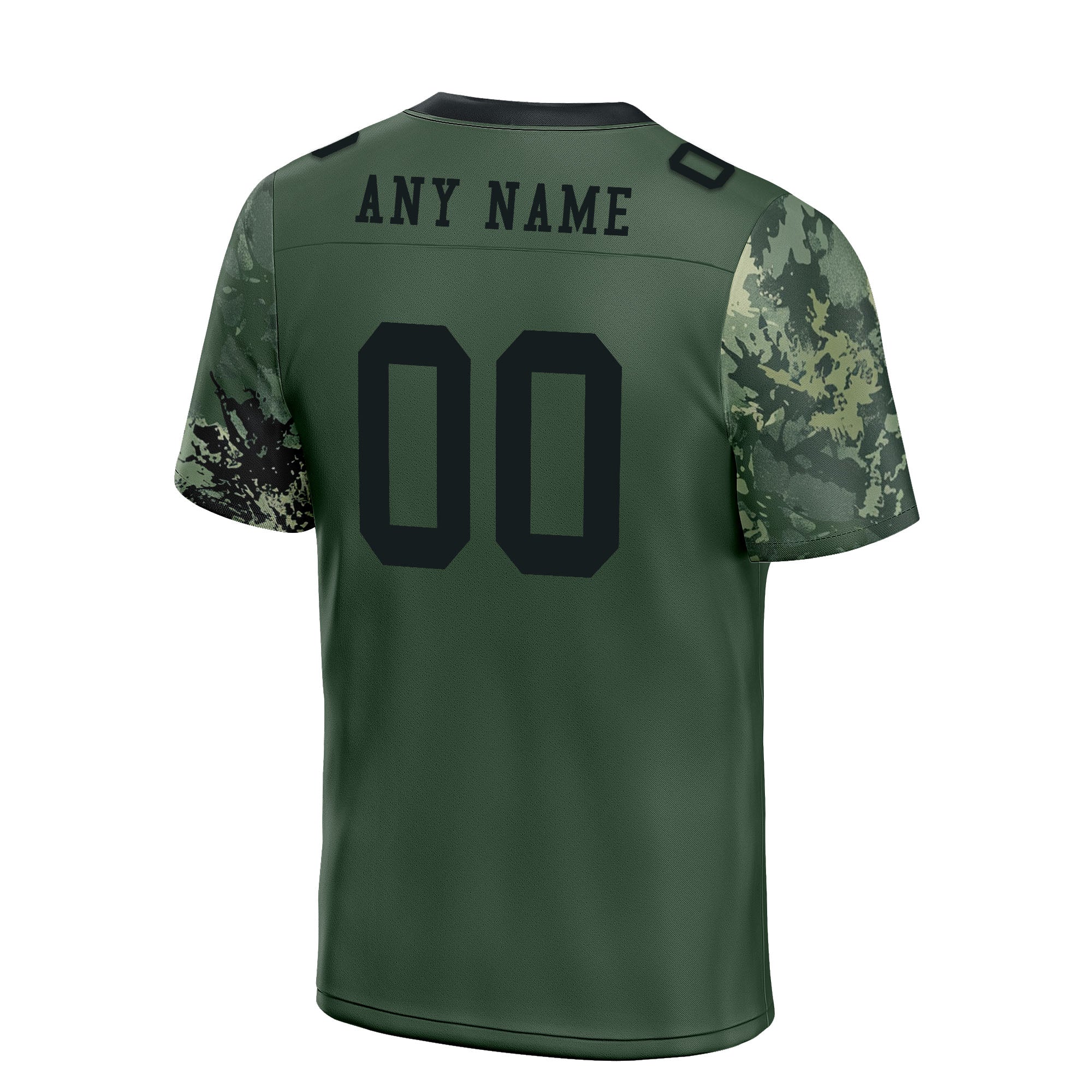 Custom Camo Personalized Authentic Football Jersey FBJ02-D06129