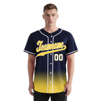 Custom Blue Yellow Fade Fashion Personalized Authentic Baseball Jersey BSBJ01-D0a70e9