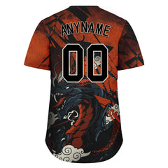 Custom Gothic Personalized Authentic Baseball Jersey BSBJ01-E06004