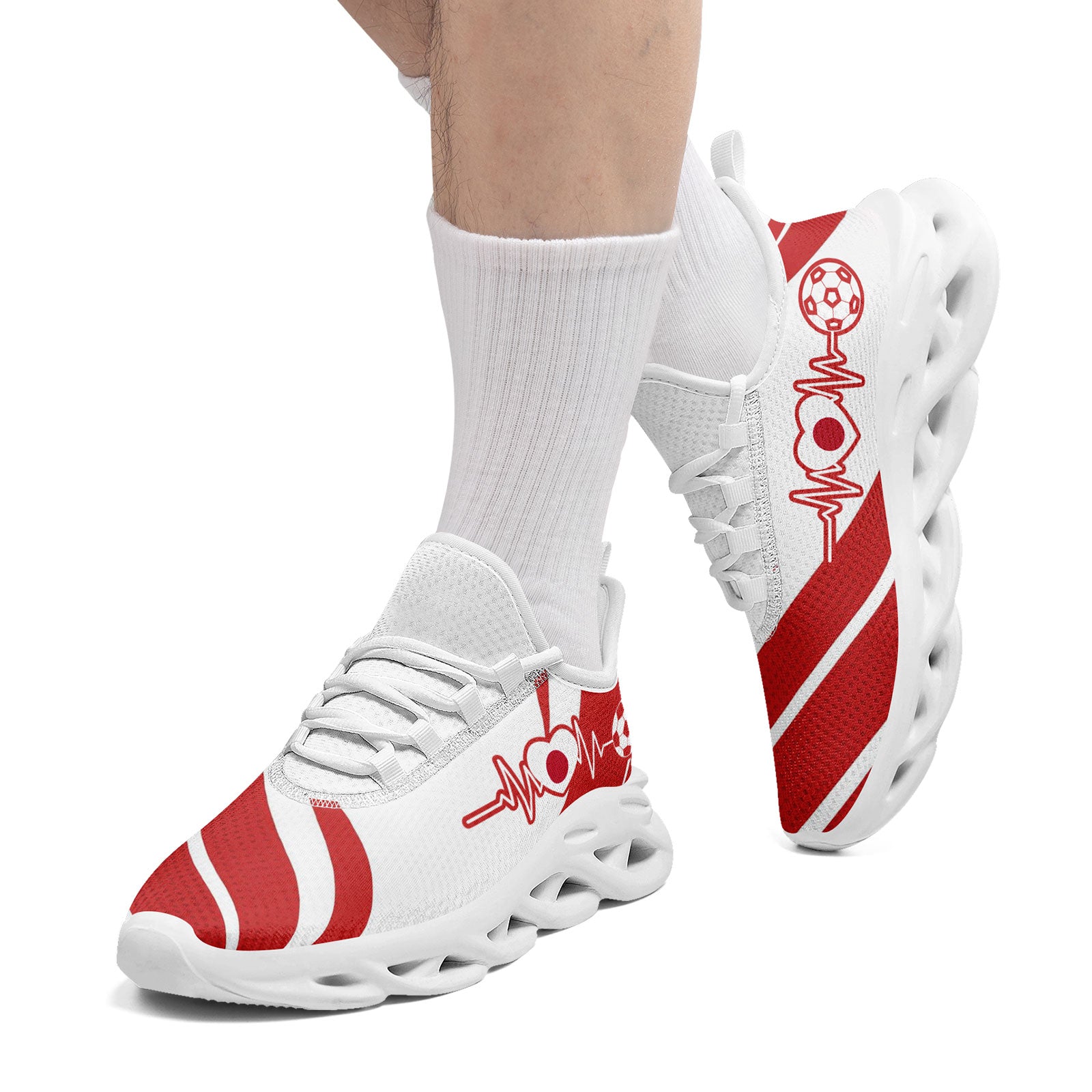 Custom Japan 2026 World Cup Sneakers DIY Country Flag Running Shoes Lightweight Sport Shoes Gift for Football Fans Personalized Team Name and Logo FN003-F025044-9