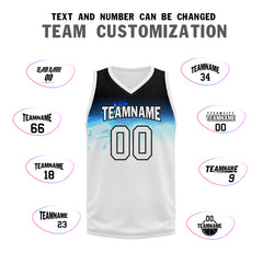 Custom White Blue City Edition Personalized Sports Uniform Authentic Basketball Jersey BBJ01-D06101-18