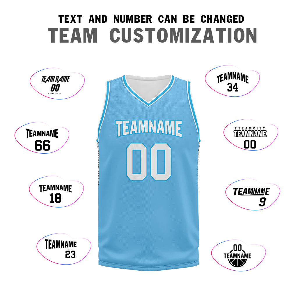 Custom Blue City Edition Personalized Sports Uniform Authentic Basketball Jersey BBJ01-D06101-6