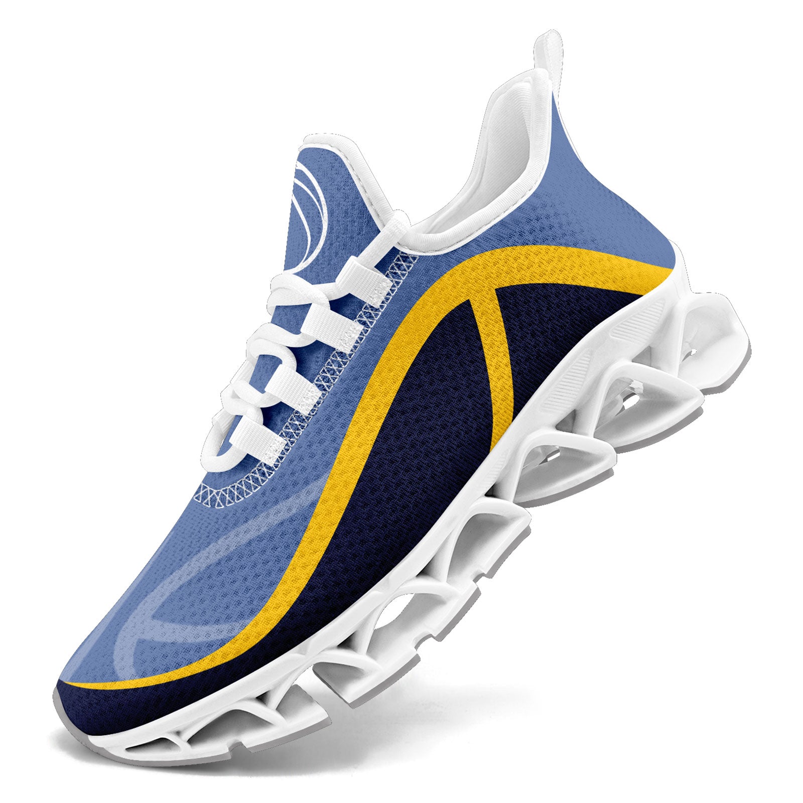 Custom Blue Yellow Maxsoul Shoes Personalized Sneaker FN003XD-D020391-11