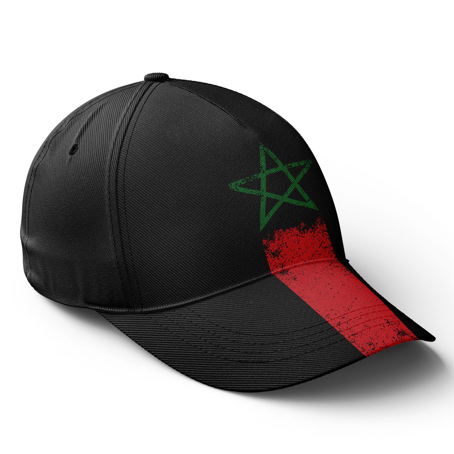 Personalized 2026 Morocco Soccer Fan Hat - Add Your Name & Design Custom 2026 Football Tournament Hat YW061-F009128-1