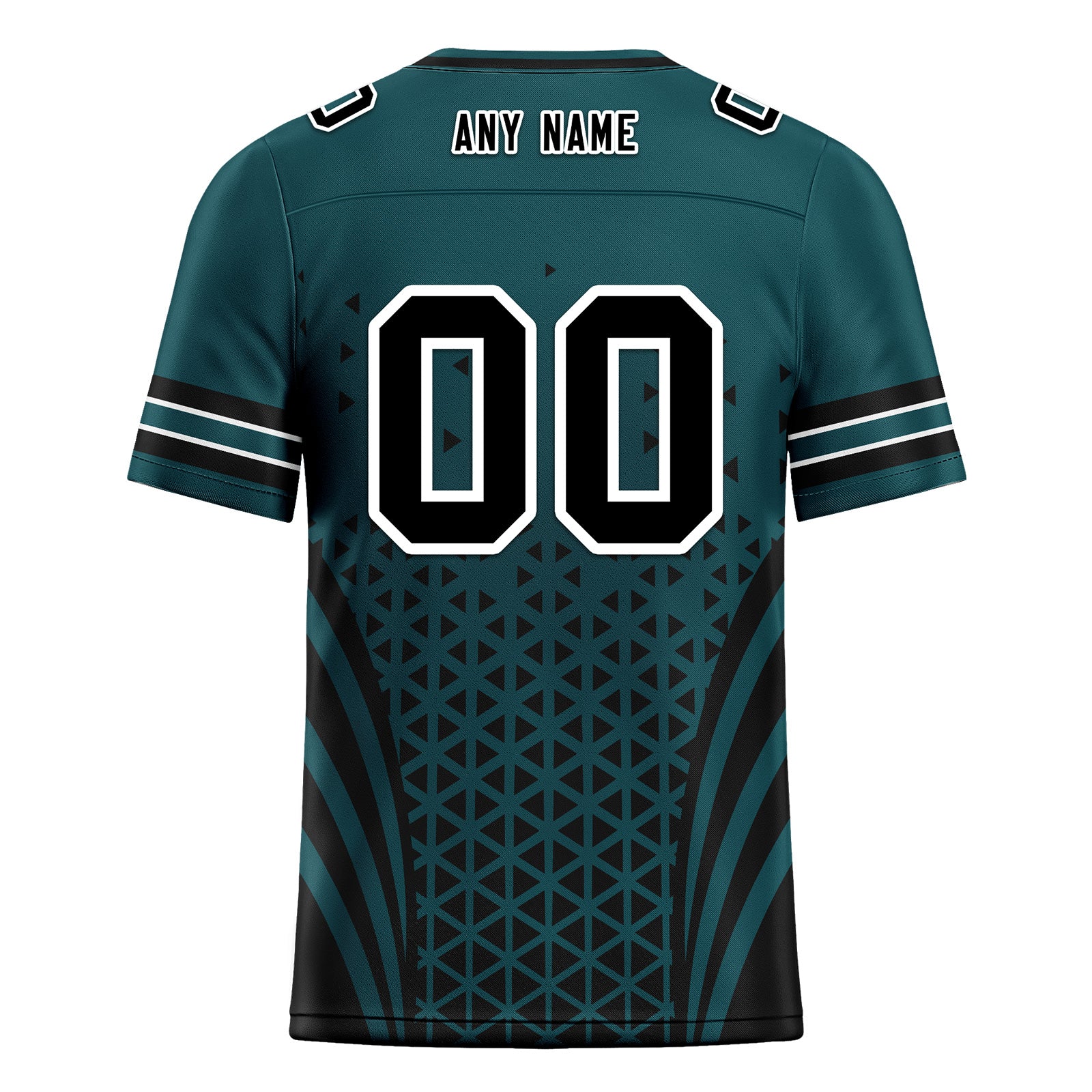 Custom Green White Pennsylvania Personalized Authentic Football Jersey FBJ02-D023033-23