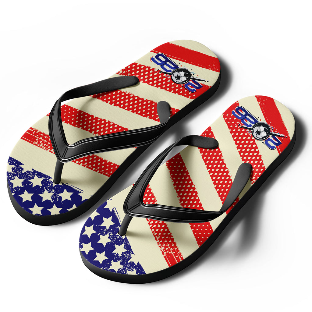 Custom United States 2026 World Cup Sneakers DIY Country Flag Running Shoes Lightweight Sport Shoes Gift for Football Fans Personalized Team Name and Logo FN058-F028041-3