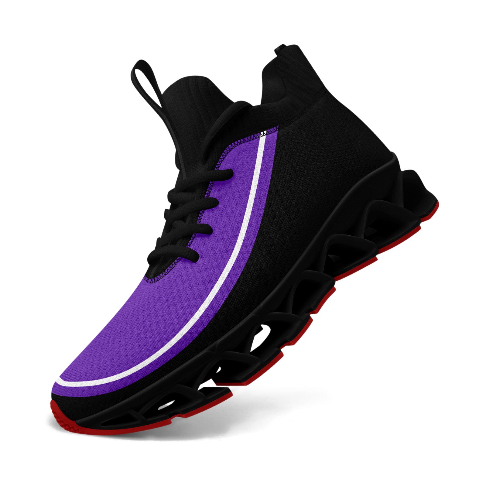 Custom Purple Black Maxsoul Shoes Personalized Sneaker FN030XD-D020388-15