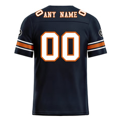 Custom Navy Chicago Personalized Authentic Football Jersey FBJ02-D020256-4