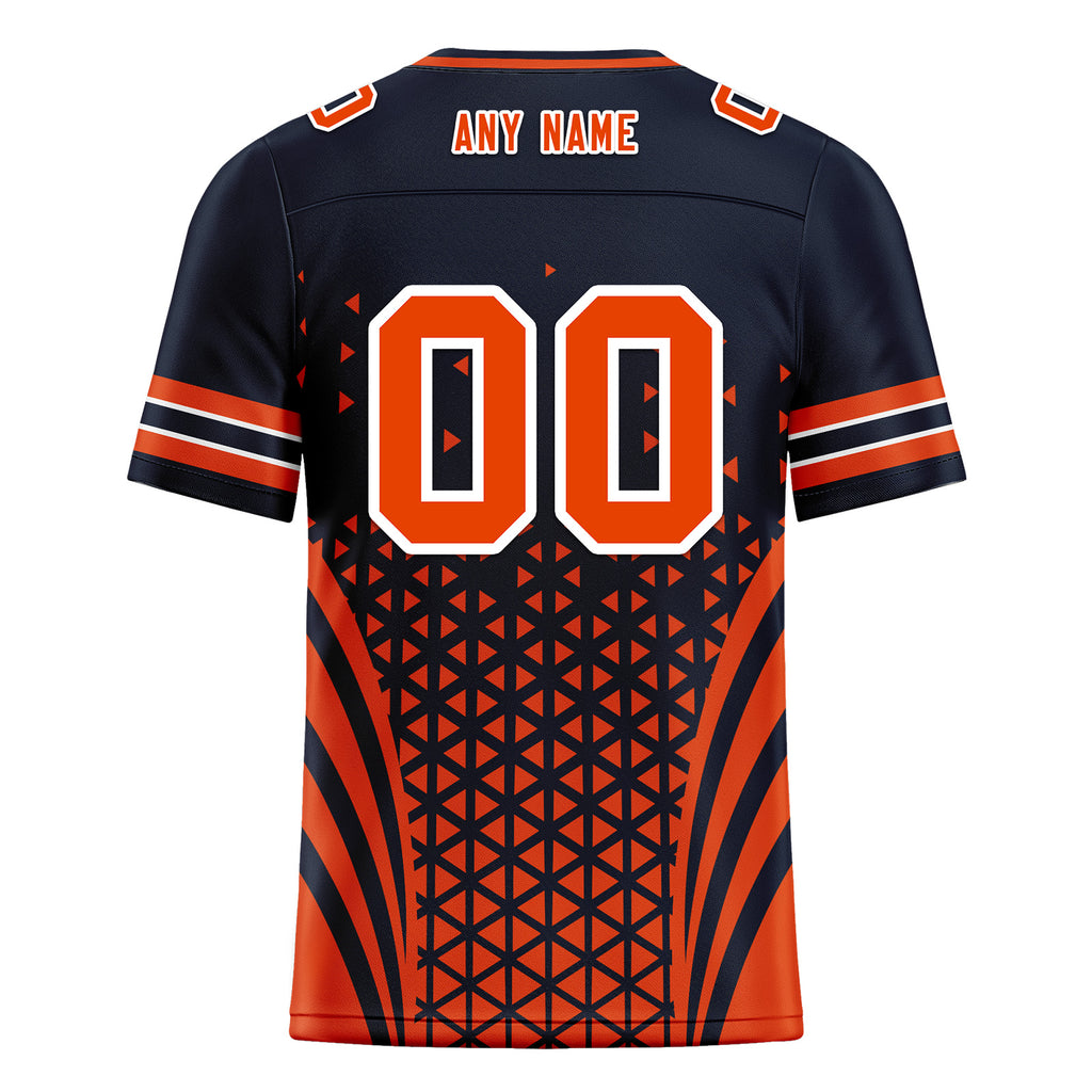 Custom Black Orange Illinois Football Jersey and Sports Shoes Combo Offer Personalized Combo ZH-D023031-7