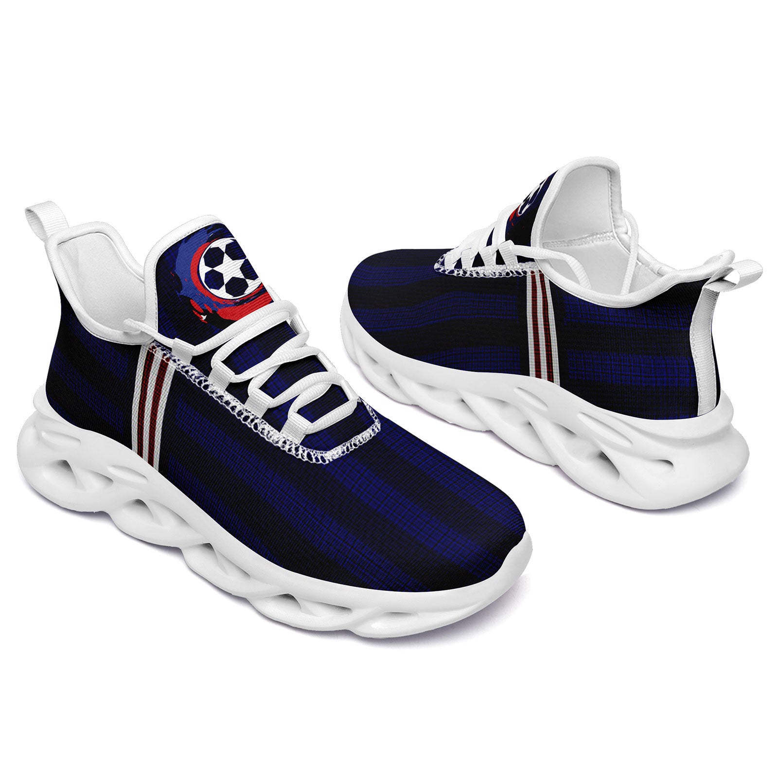 Custom France 2026 World Cup Sneakers DIY Country Flag Running Shoes Lightweight Sport Shoes Gift for Football Fans Personalized Team Name and Logo FN003-F025037-3