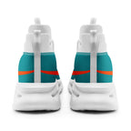 Custom Light Green Miami Football Jersey and Sports Shoes Combo Offer Personalized Combo ZH-D025008-25