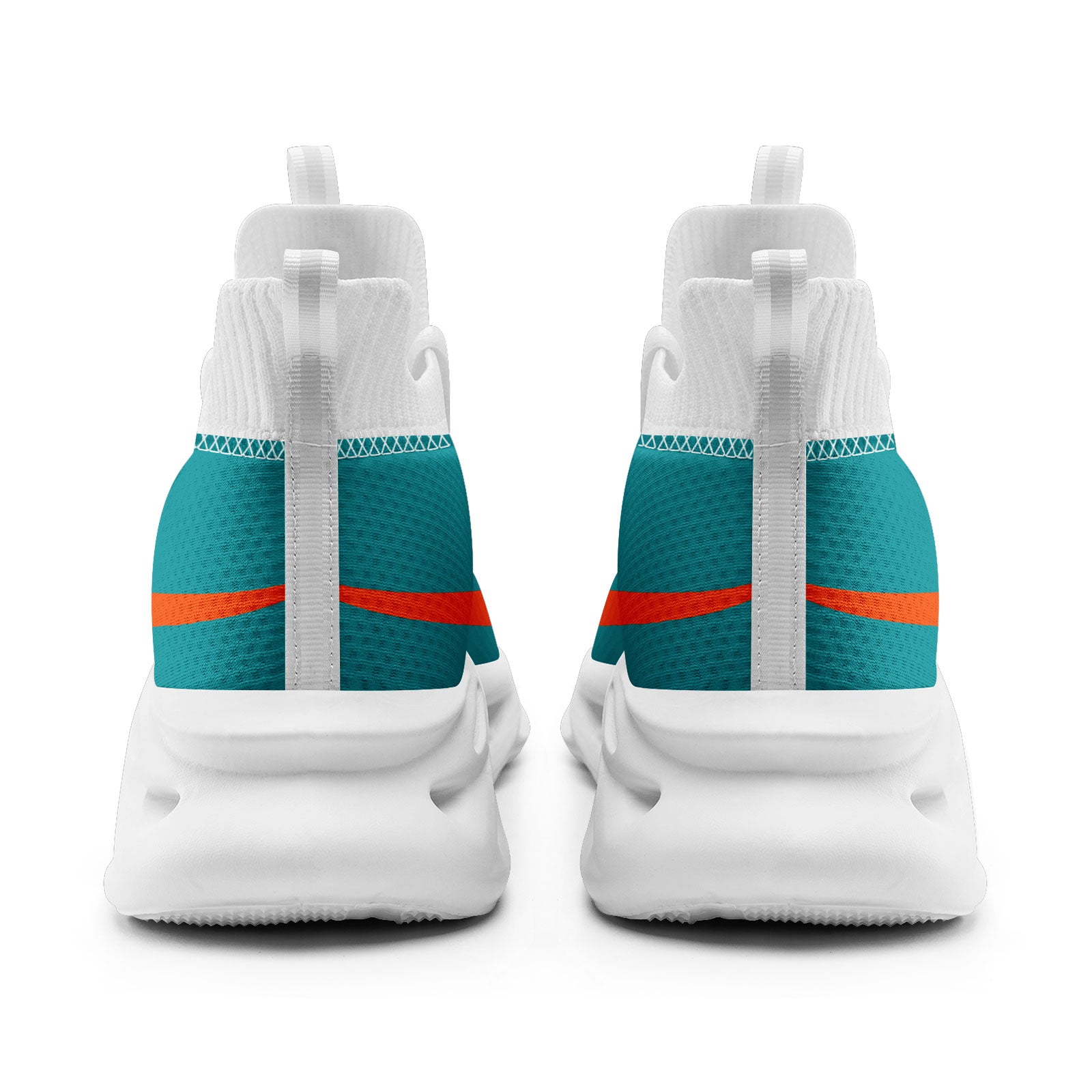 Custom Light Green Miami Football Jersey and Sports Shoes Combo Offer Personalized Combo ZH-D025008-25