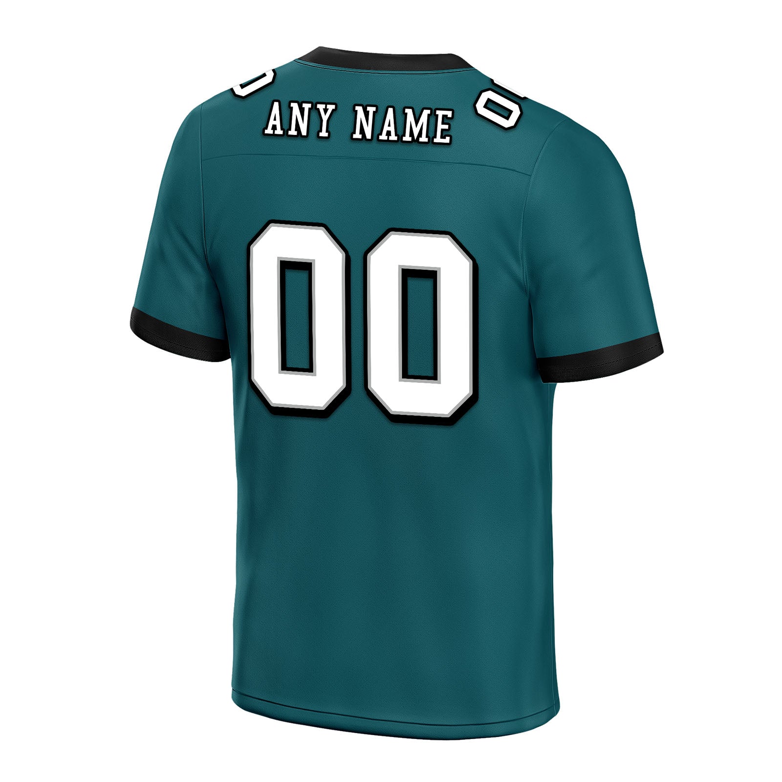 Custom Dark Green Black Philadelphia Personalized Authentic Football Jersey FBJ02-E0601-5