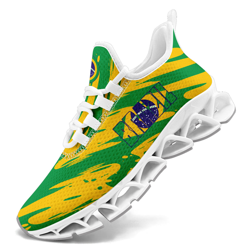 Custom 2026 World Cup Brazil Sneakers DIY Country Flag Running Shoes Lightweight Sport Shoes Gift for Football Fans Personalized Team Name and Logo FN003XD-F027047-5