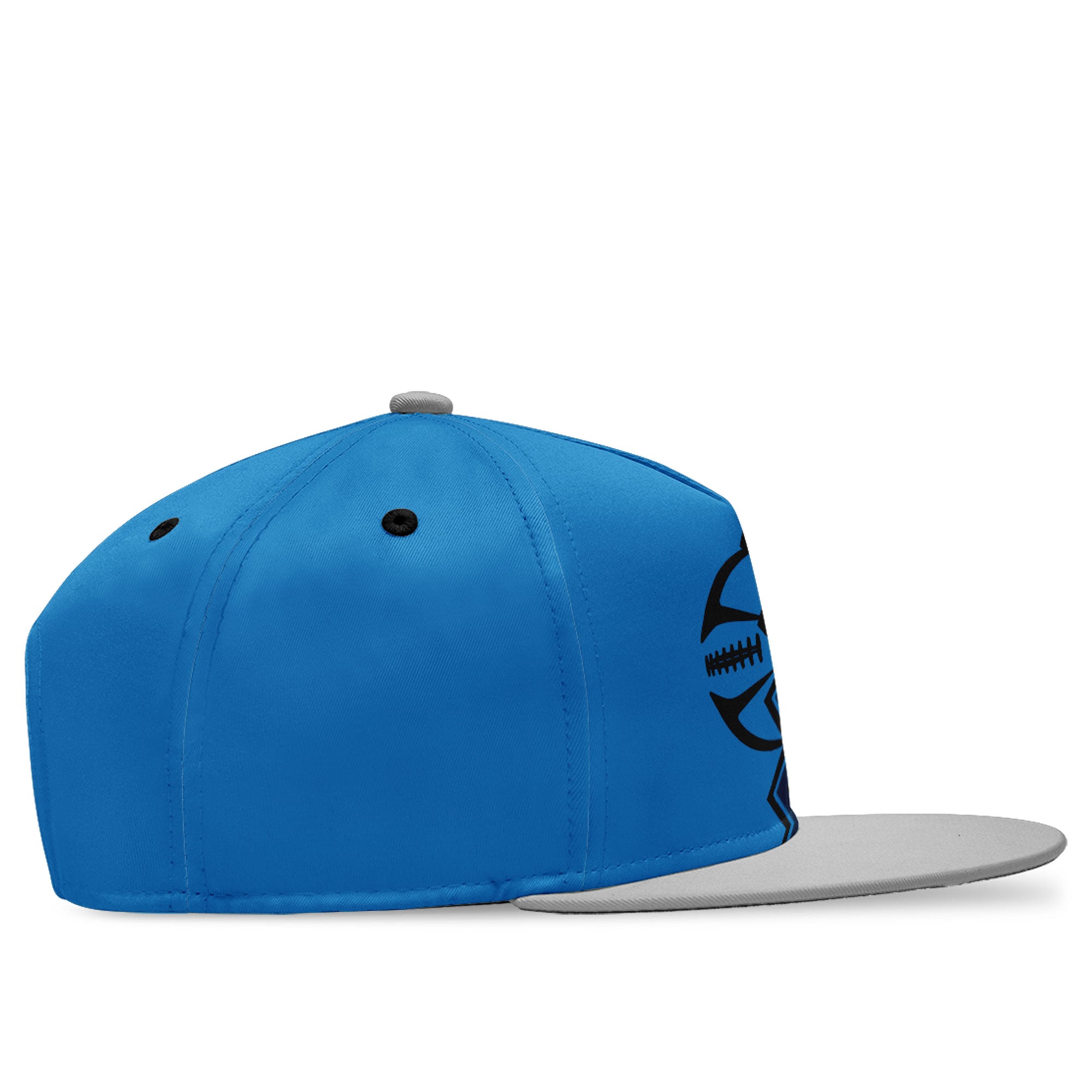 Custom Blue Black North Carolina Hat Sport Design Cap Stitched Adjustable Personalized PR067B-D028017-3