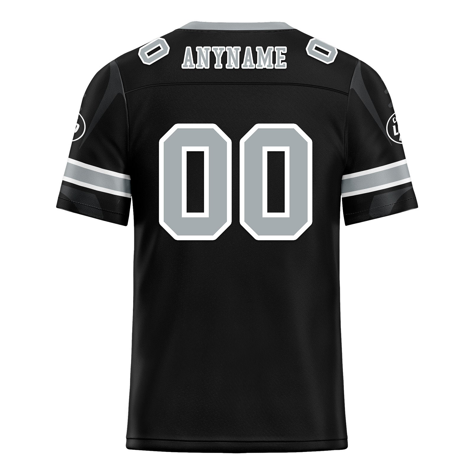 Custom Black Las Vegas Football Jersey and Sports Shoes Combo Offer Personalized Combo ZH-D025008-23
