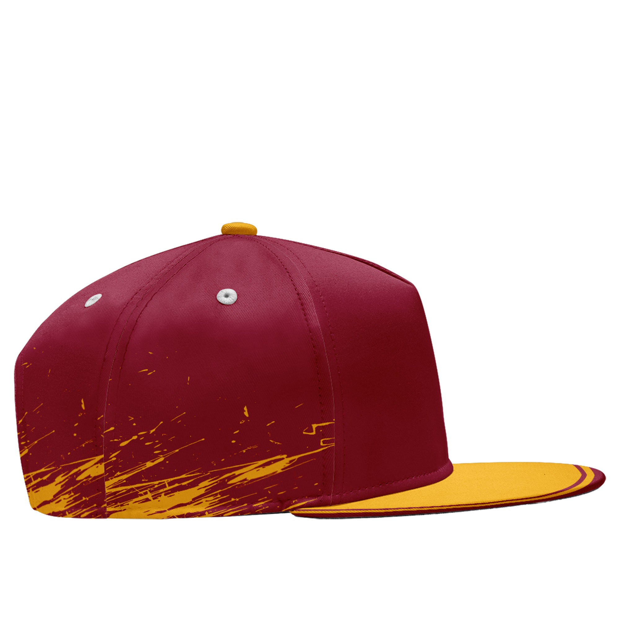 Custom Red Yellow Arizona MaxSoul Shoes and Hat Combo Offer Personalized Combo ZH-D020264-1