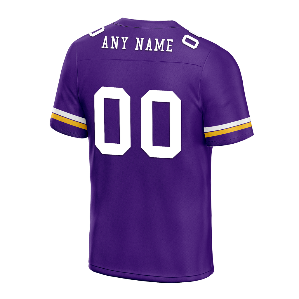 Custom Purple Classic Style Personalized Authentic Football Jersey FBJ02-bd0a7009