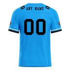 Custom Blue Black Carolina Football Jersey and Firesoul Sports Shoes Combo Offer Personalized Combo ZH-D020273-5