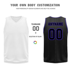 Custom Black Purple Red Toronto City Edition Personalized Reversible Basketball Set Sports Basketball Jersey BBJ01R-D0610-28