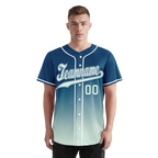 Custom Blue Fade Fashion Personalized Authentic Baseball Jersey BSBJ01-D0a70f9